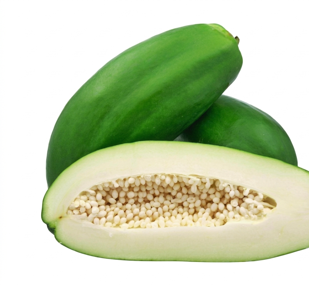 Fresh Green Papaya – Tender, Mild & Perfect for Traditional Indian Cooking