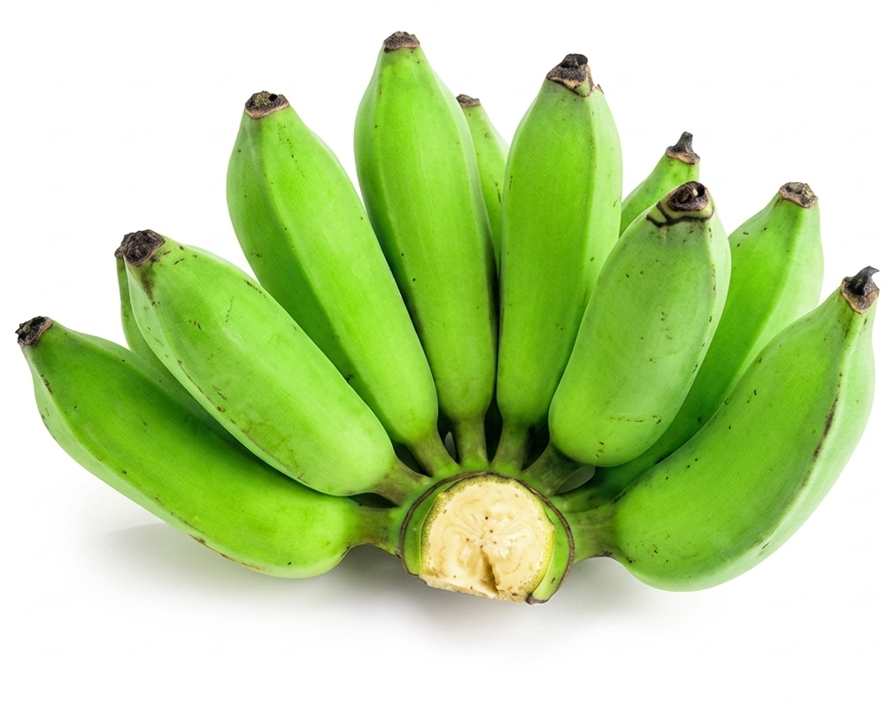 Fresh Kach Kola – Tender Green Bananas for Traditional Bengali & Indian Cooking