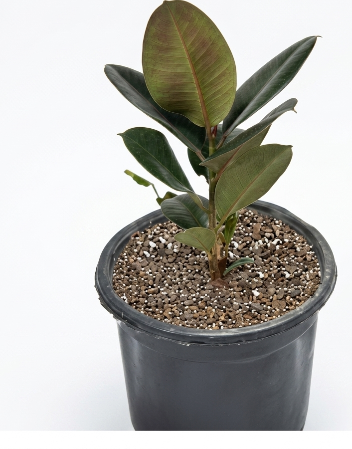 Healthy Rubber Plant – Live Indoor Air Purifying Plant for Home & Office