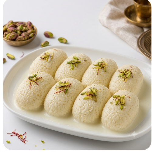 Soft & Creamy Malai Cham Cham – Authentic Bengali Milk Sweet