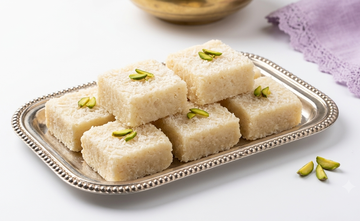 Rich & Creamy Malai Kalakand – Traditional Milk Sweet Made with Fresh Khoya