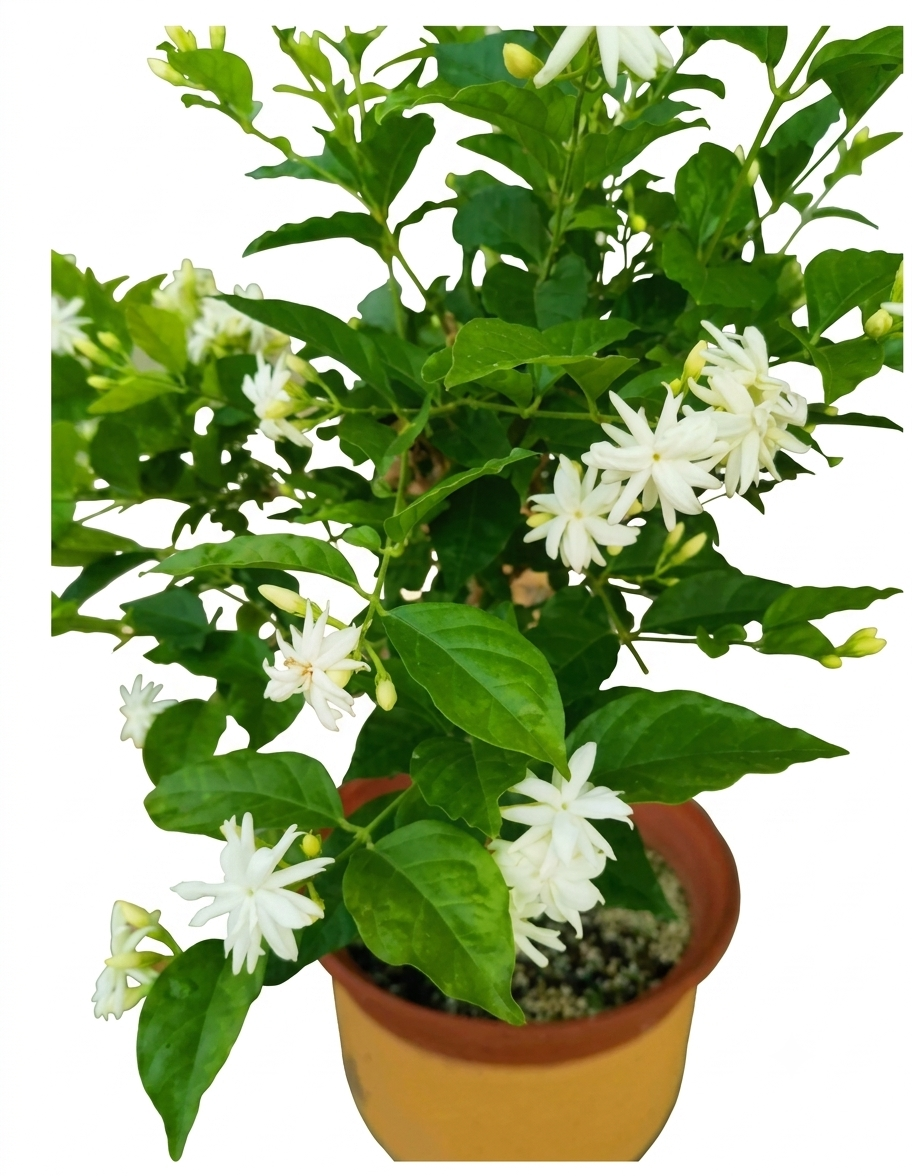 Healthy Jui Flower Plant – Fragrant Live Jasmine Plant for Home & Garden