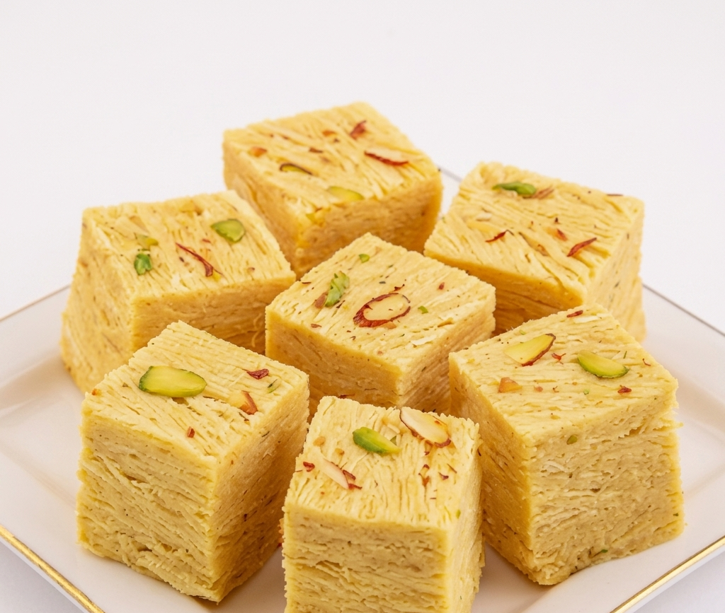 Premium Soan Papdi – Flaky, Melt-in-the-Mouth Traditional Indian Sweet
