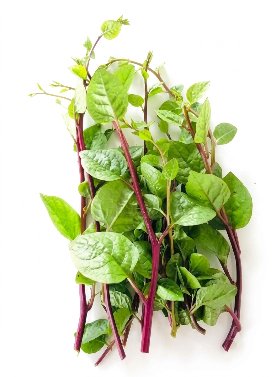 Fresh Lal Pui Saag – Farm Fresh Red Malabar Spinach