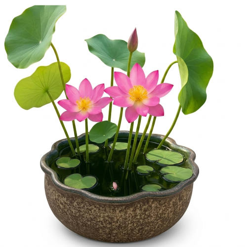 Healthy Padma (Lotus) Plant – Live Aquatic Flowering Plant for Pond & Water Garden