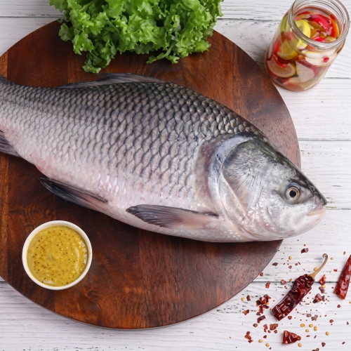Fresh Katla Mach – Tender, Freshwater Fish & Rich in Protein