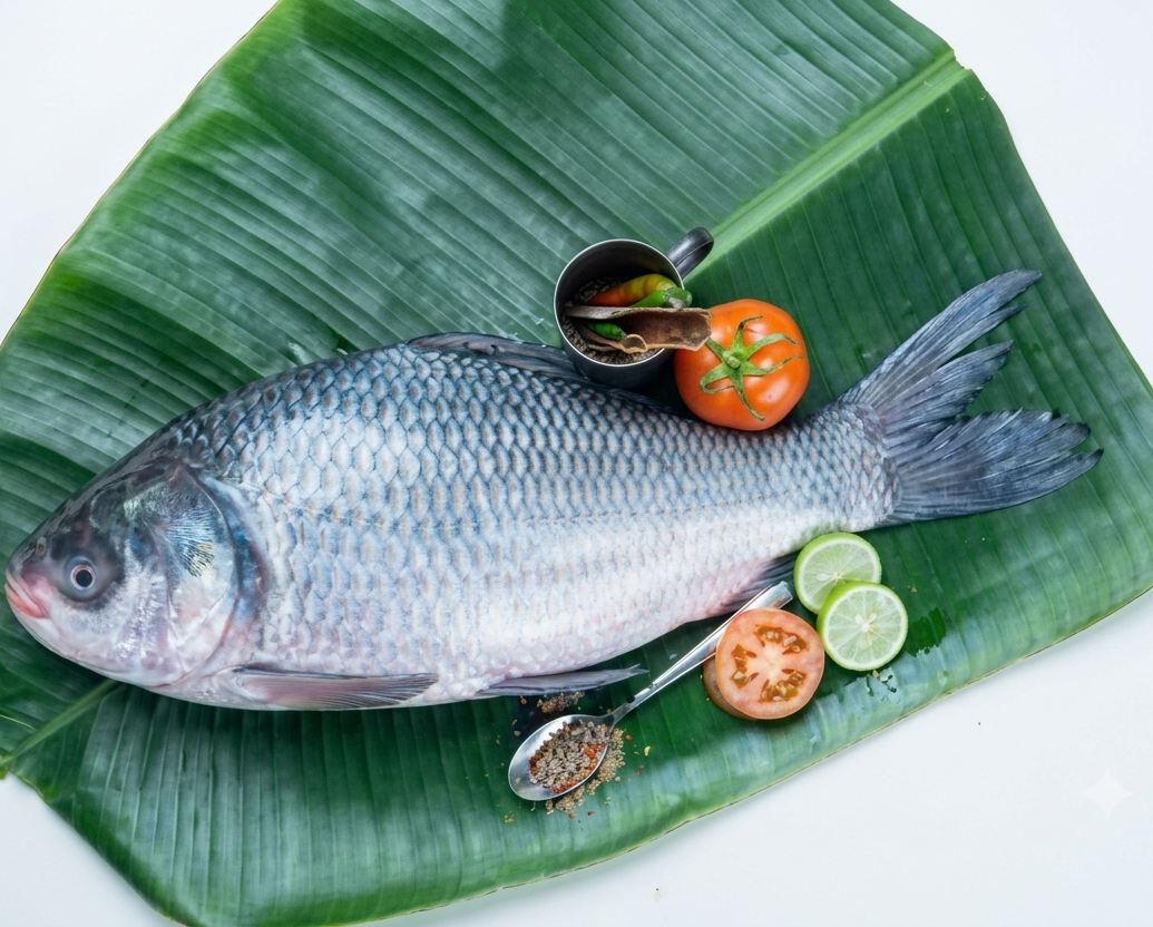 Fresh Katla Mach – Tender, Freshwater Fish & Rich in Protein
