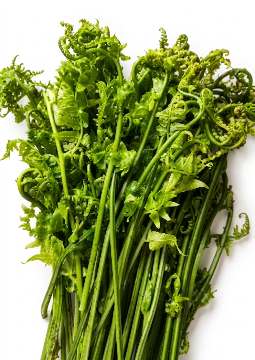 Fresh Dhekia Saag – Farm Fresh Fiddlehead Fern Shoots
