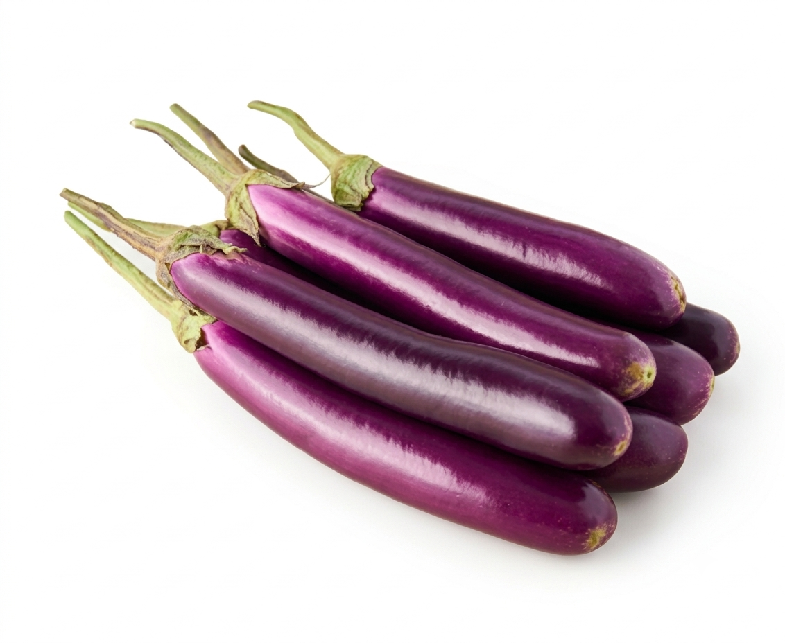 Fresh Slim Brinjal – Tender, Smooth & Perfect for Everyday Indian Cooking