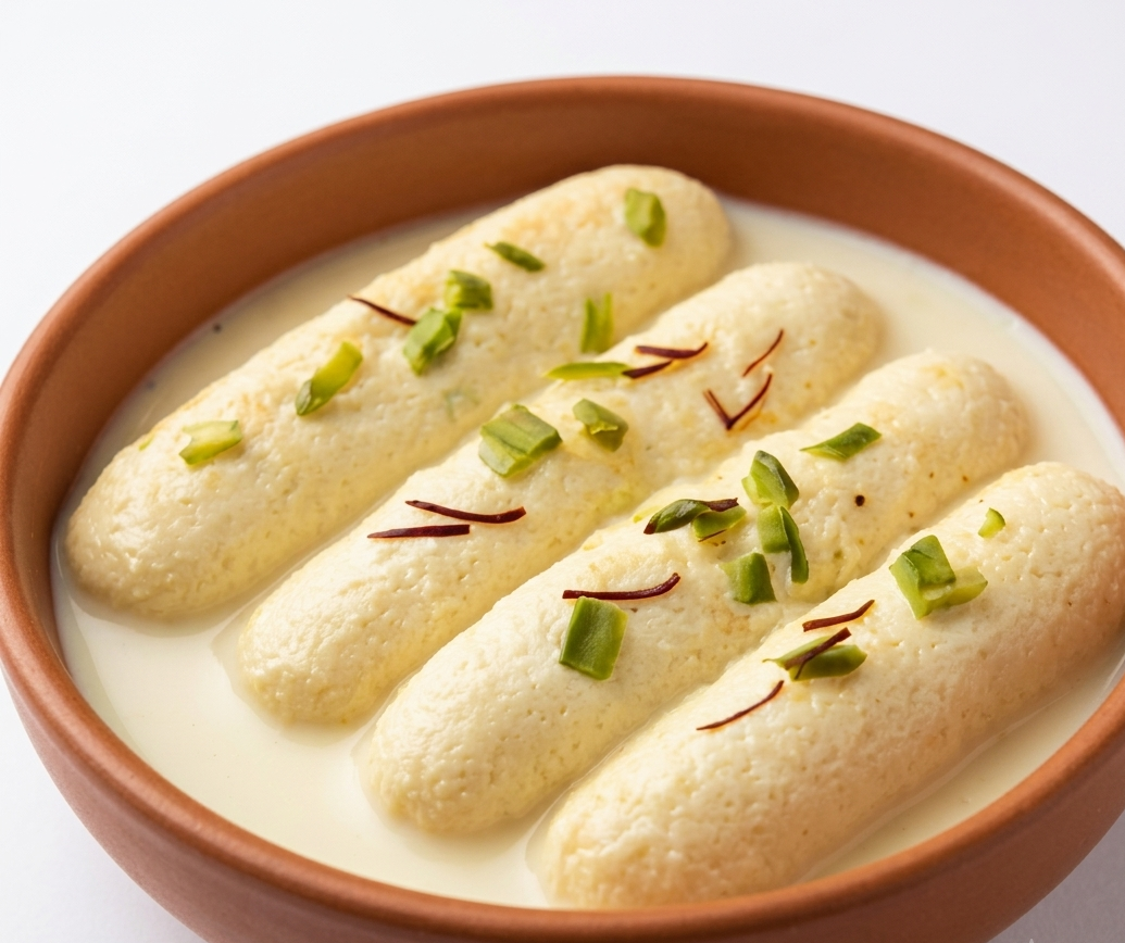Soft & Creamy Malai Cham Cham – Authentic Bengali Milk Sweet